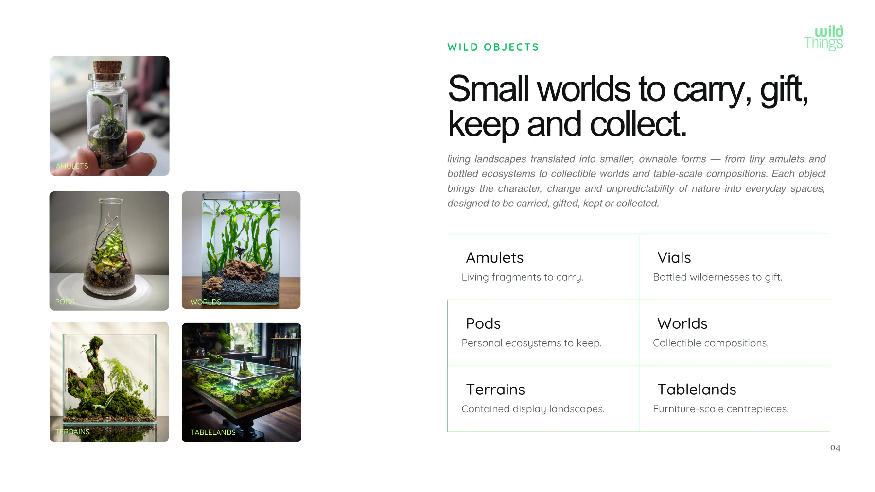WILD Things brochure page 4